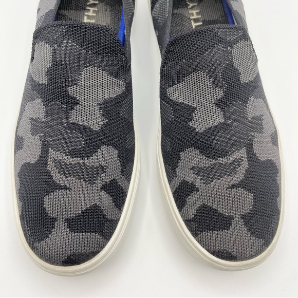 Rothy’s The Original Slip On Sneaker Shoe Grey Camo Gray Camouflage Retired 8.5 - Picture 7 of 16